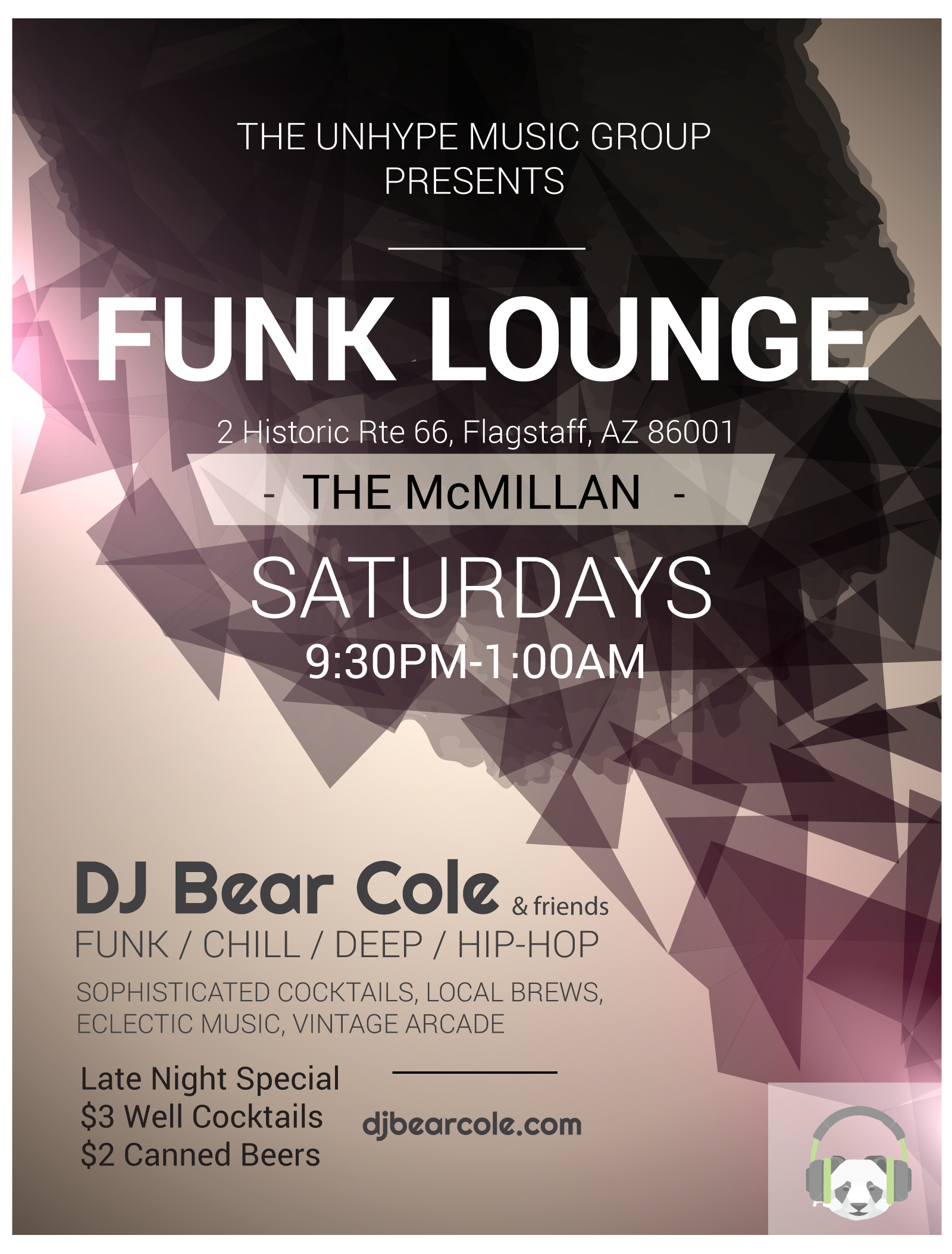 Funk Lounge with DJ Bear Cole & Friends